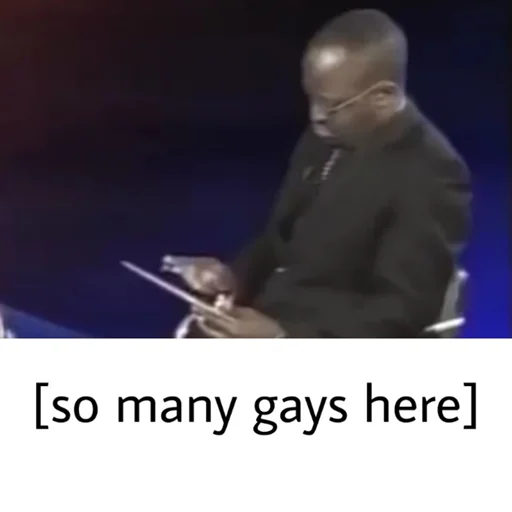 🤦‍♂ Стикер «Gay?» для Telegram
