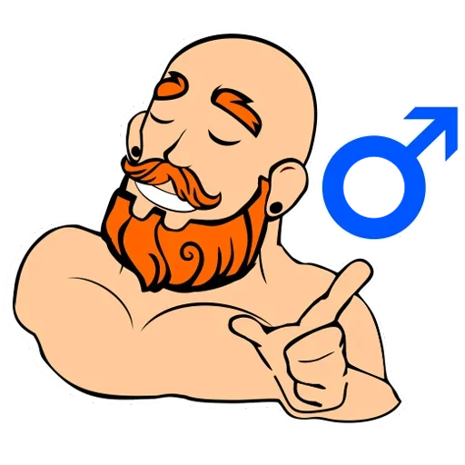 🤗 Стикер «Гей знакомства» для Telegram
