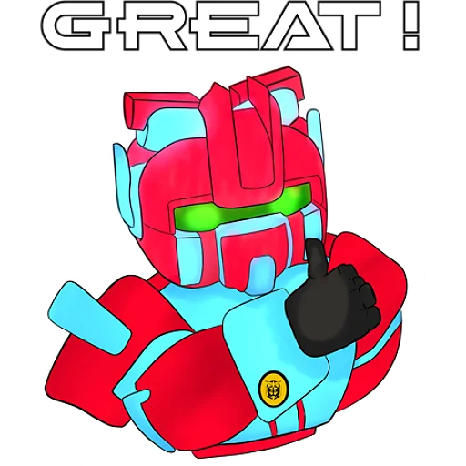 👍 Стикер «G-bot fans» для Telegram