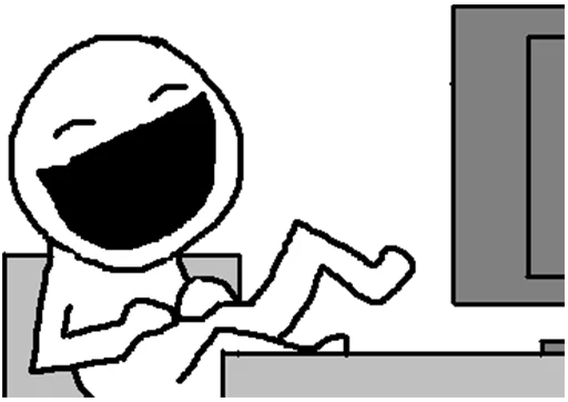 😂 Стикер «Guy Behind The Desk» для Telegram