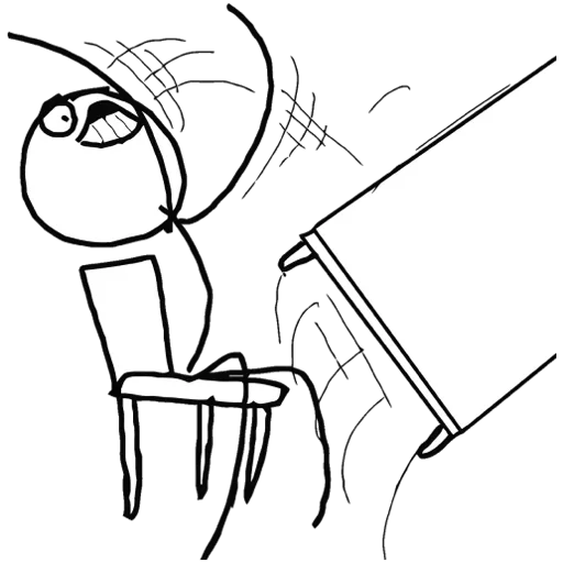 😠 Стикер «Guy Behind The Desk» для Telegram