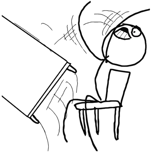 😠 Стикер «Guy Behind The Desk» для Telegram