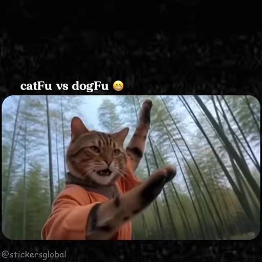 👊 Стикер «Kanji Cats» для Telegram
