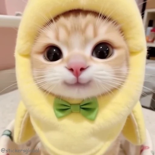 🍌 Стикер «Kanji Cats» для Telegram