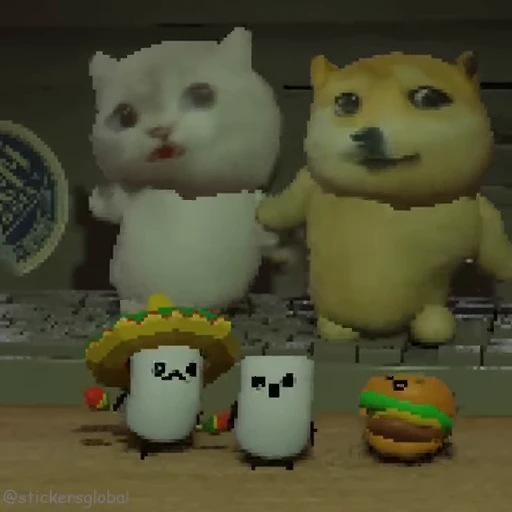 💃 Стикер «Kanji Cats» для Telegram