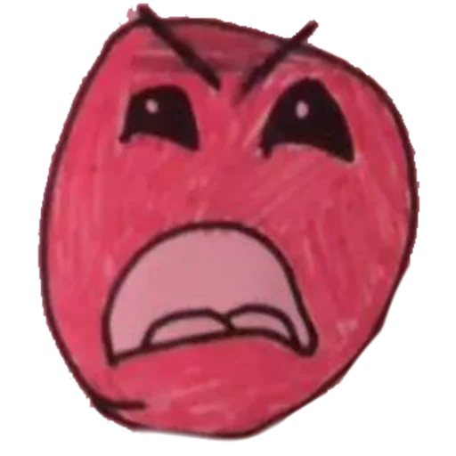 😡 Стикер «Geometry Dash Complexity Face Meme» для Telegram