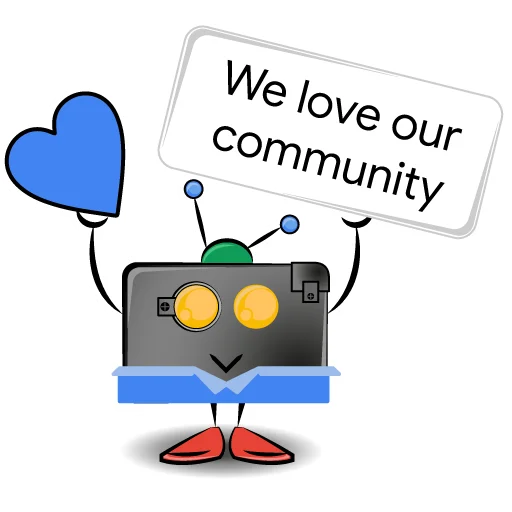 💙 Стикер «Gdgdevparty» для Telegram