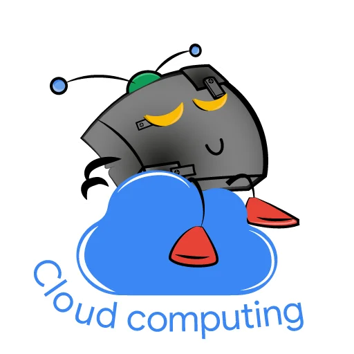 ☁️ Стикер «Gdgdevparty» для Telegram