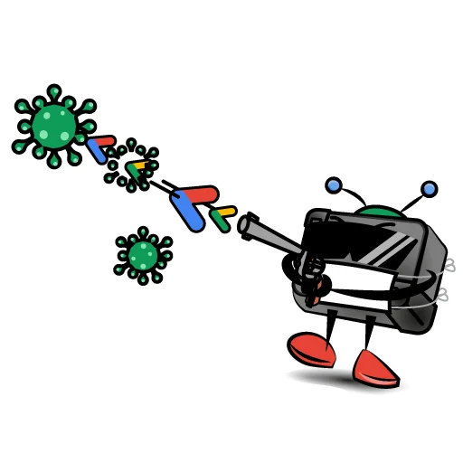 🦠 Стикер «Gdgdevparty» для Telegram