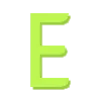 🔤 Эмодзи «Зелёные кислотные буквы» для Telegram