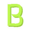 🔤 Эмодзи «Зелёные кислотные буквы» для Telegram