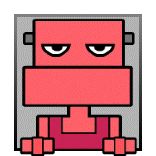 😑 Стикер «Geometry Dash Shopkeeper» для Telegram