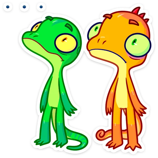 😕 Стикер «Геккоша» для Telegram
