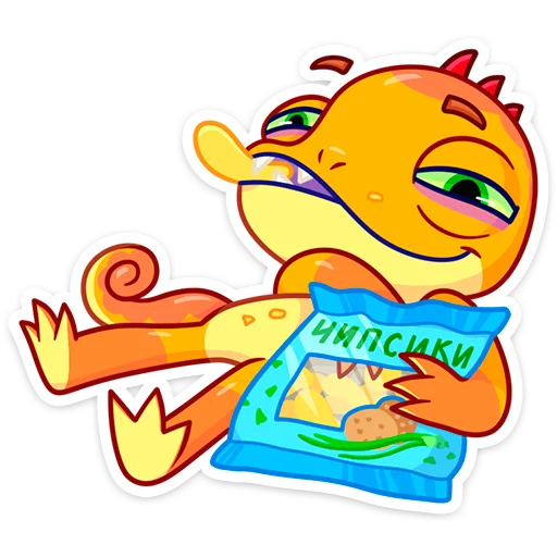 ☺️ Стикер «Геккоша» для Telegram