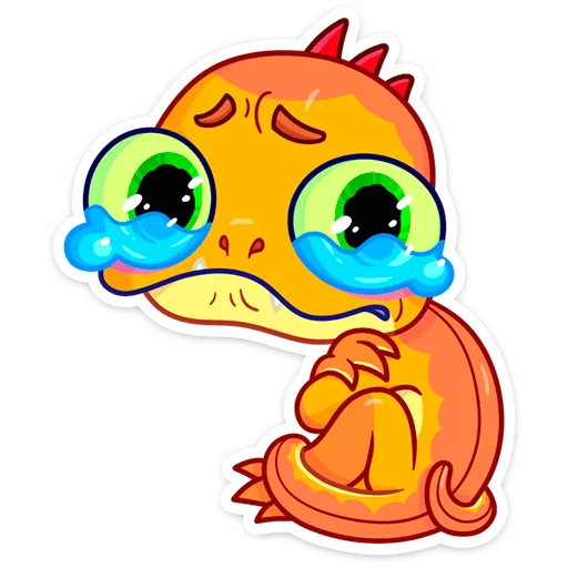 😭 Стикер «Геккоша» для Telegram
