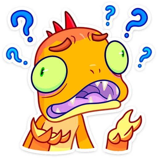 ❓ Стикер «Геккоша» для Telegram