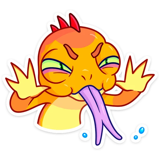 😝 Стикер «Геккоша» для Telegram