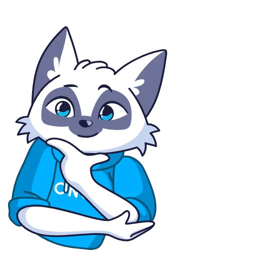 🤔 Стикер «Новый год с Гиком» для Telegram