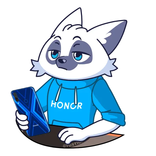 📲 Стикер «Новый год с Гиком» для Telegram
