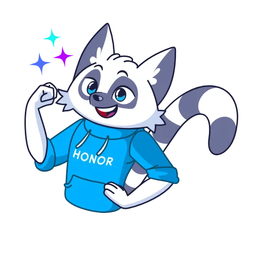 🥳 Стикер «Новый год с Гиком» для Telegram