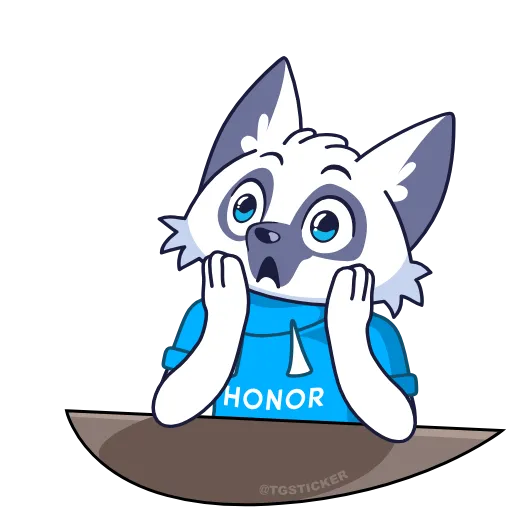 😴 Стикер «Новый год с Гиком» для Telegram