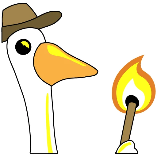 Стикерпак Goose для Telegram