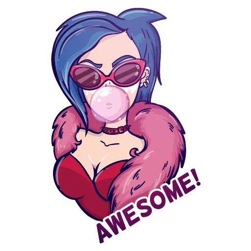 😎 Стикер «GeeSome» для Telegram