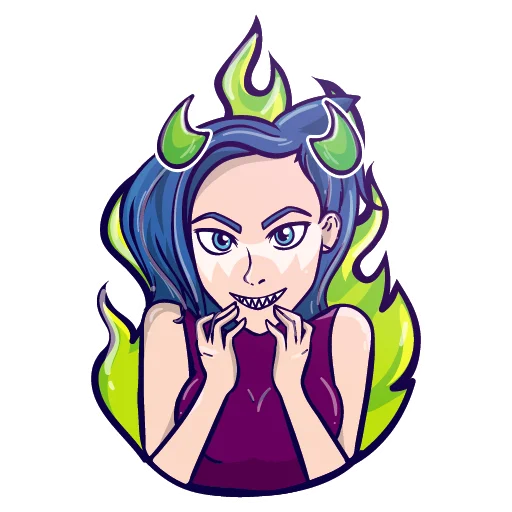 😈 Стикер «GeeSome» для Telegram