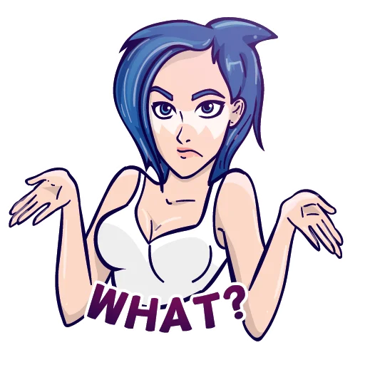 🤷‍♀ Стикер «GeeSome» для Telegram