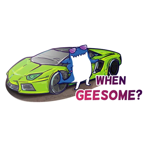 😎 Стикер «GeeSome» для Telegram