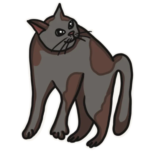 🤪 Стикер «Котеечная» для Telegram