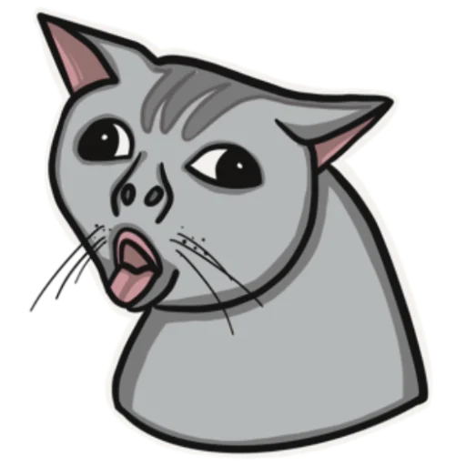 🤢 Стикер «Котеечная» для Telegram