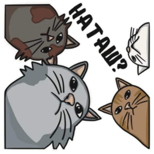 😐 Стикер «Котеечная» для Telegram