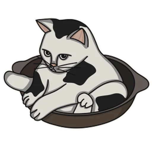 🍳 Стикер «Котеечная» для Telegram