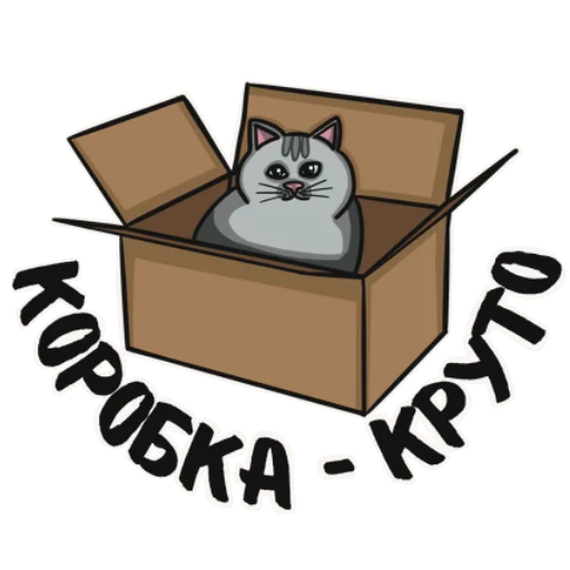 😌 Стикер «Котеечная» для Telegram