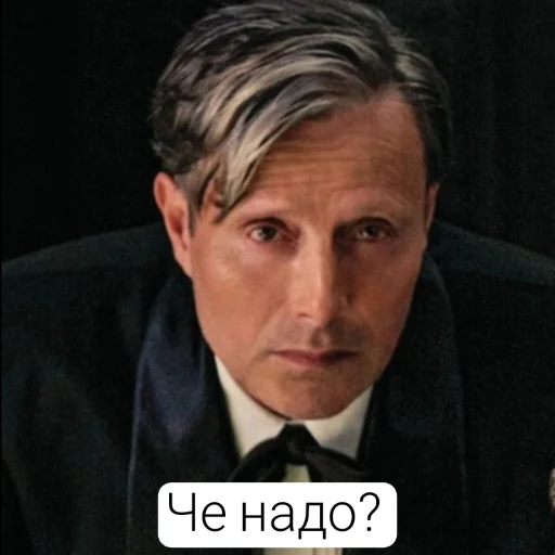 🤨 Стикер «Гриндевальд (Мадс)» для Telegram