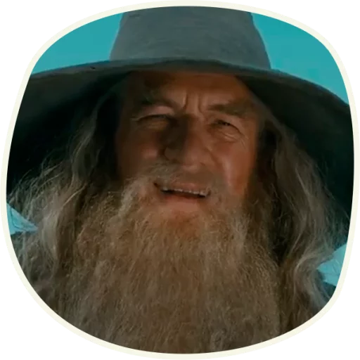 😃 Стикер «⭕ Gandalf (first movie)» для Telegram