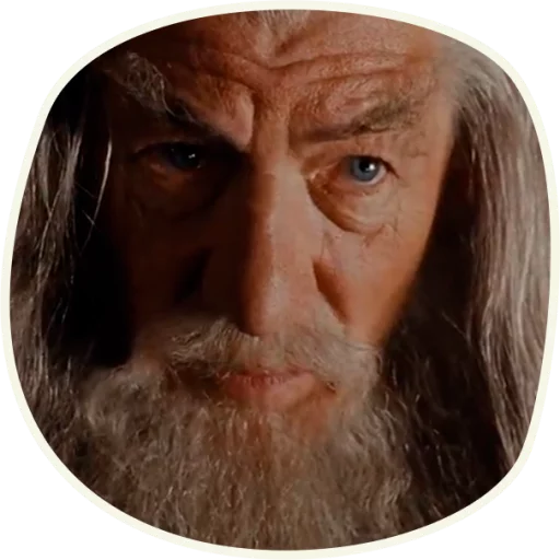 😐 Стикер «⭕ Gandalf (first movie)» для Telegram