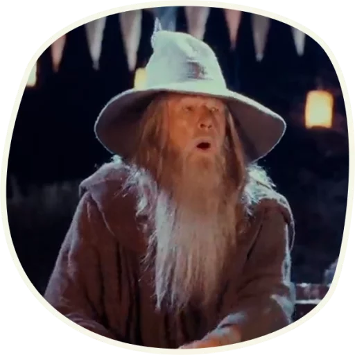 😱 Стикер «⭕ Gandalf (first movie)» для Telegram