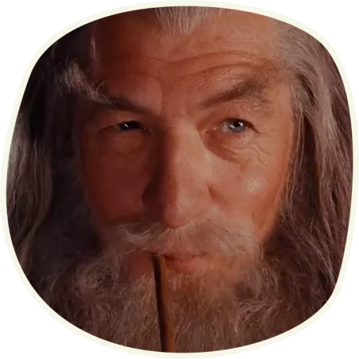 😑 Стикер «⭕ Gandalf (first movie)» для Telegram