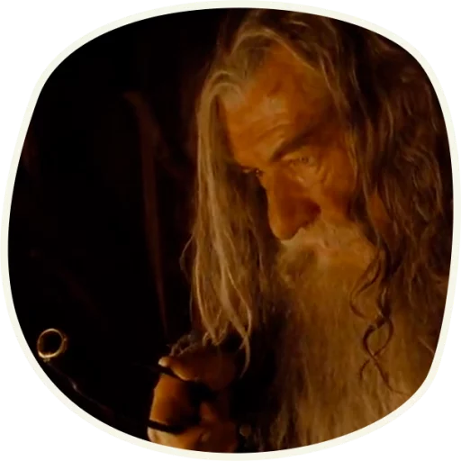 😑 Стикер «⭕ Gandalf (first movie)» для Telegram