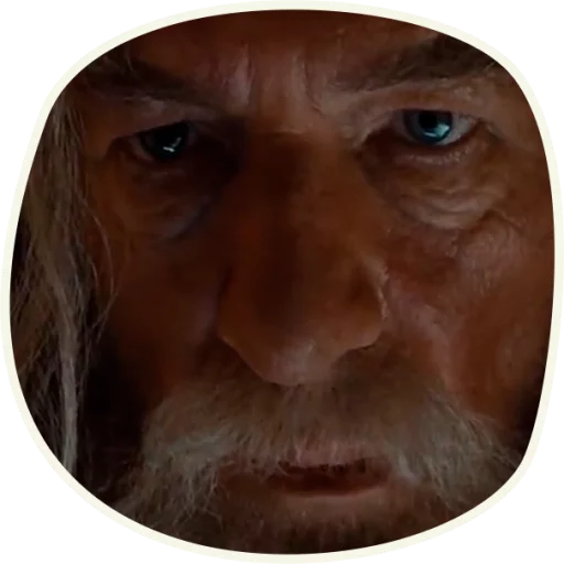😠 Стикер «⭕ Gandalf (first movie)» для Telegram