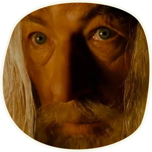 😐 Стикер «⭕ Gandalf (first movie)» для Telegram