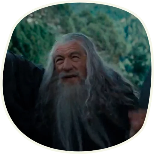 😀 Стикер «⭕ Gandalf (first movie)» для Telegram