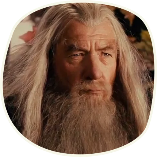 😐 Стикер «⭕ Gandalf (first movie)» для Telegram