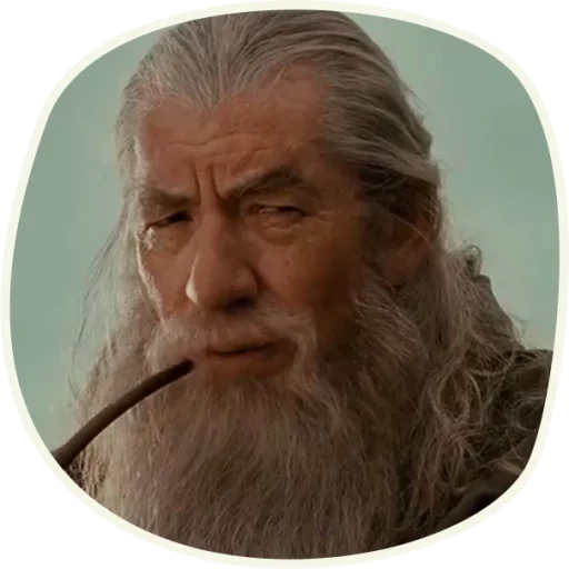 😎 Стикер «⭕ Gandalf (first movie)» для Telegram