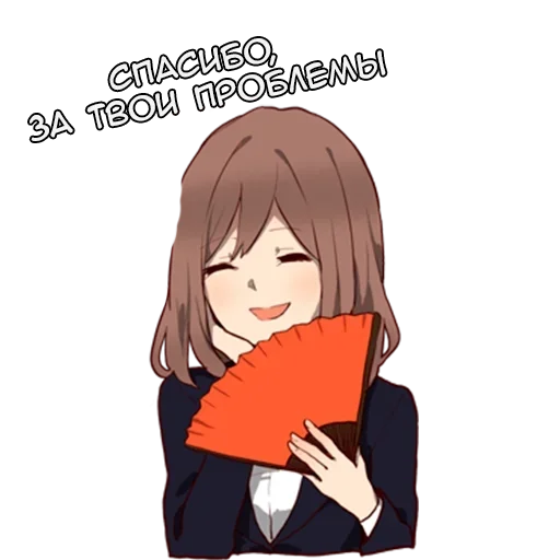 🙏 Стикер «Гениальная Тян» для Telegram