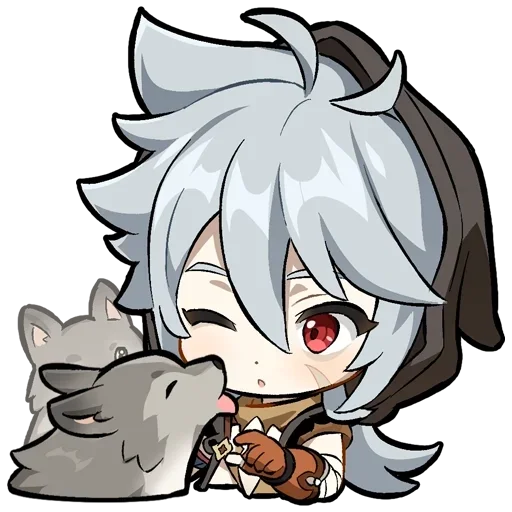 🐺 Стикер «Геншин Импакт» для Telegram