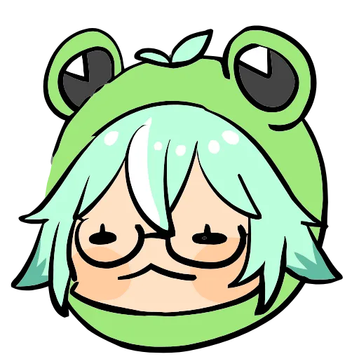 🐸 Эмодзи «Genshin Impact Frogs» для Telegram