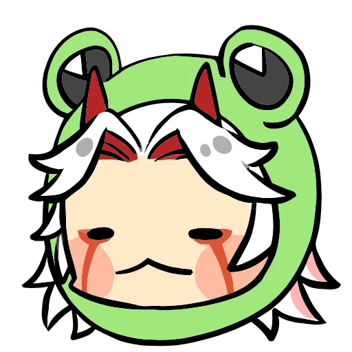 🐸 Эмодзи «Genshin Impact Frogs» для Telegram